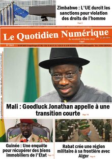 Le Quotidien Numérique d’Afrique n°1869 - du vendredi 25 février 2022