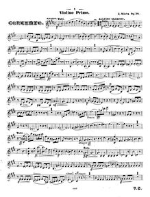 Partition violons I (cleaned), violoncelle Concerto, Concerto Pour Violoncelle Avec Orchestre Ou Piano