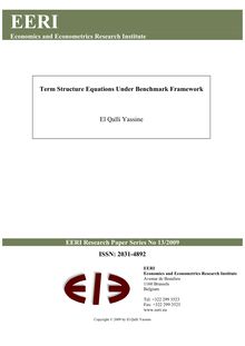 El Qalli Yassine Term Structure Equations Under Benchmark Framework EERI
