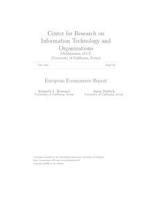European E-commerce Report