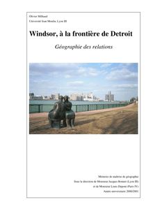 Windsor, à la frontière de Detroit