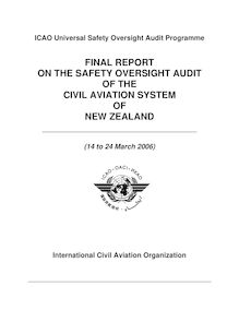 ICAO-USOAP Final Report on the safety oversight audit of the Civil  Aviation Authority of New Zealand