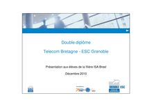 Double diplôme Telecom Bretagne - ESC Grenoble