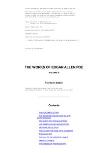 The Works of Edgar Allan Poe — Volume 2