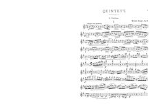 Partition parties complètes, corde quintette, Op.75, Berger, Wilhelm