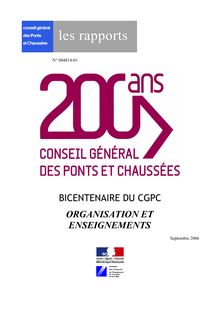 Bicentenaire du CGPC : organisation et enseignements