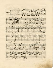 Partition , Rondo. Allegretto - harpe , partie, Concerto, E♭ major