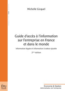 Guide d accès à l information sur l entreprise en France et dans le monde