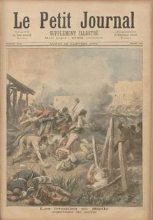 LE PETIT JOURNAL SUPPLEMENT ILLUSTRE  N° 166 du 22 janvier 1894