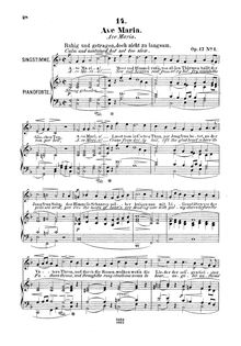 Partition complète, 6 Gesänge, Op.17, Various, Franz, Robert