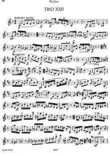 Partition de violon, 3 Piano Trios, Hob.XV:21-23, Haydn, Joseph