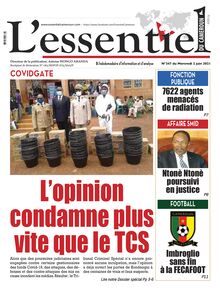 L’Essentiel du Cameroun n°346 - du mercredi 2 juin 2021