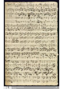 Partition complète, Sinfonia en C major, C major, Molter, Johann Melchior par Johann Melchior Molter