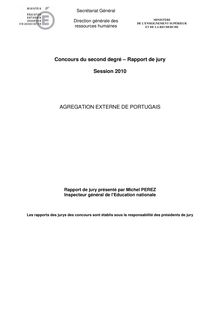 Rapport du jury de l agrégation externe de - RAPPORT SUR L ÉPREUVE  ...