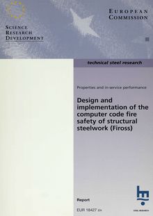 Design and implementation of the computer code fire safety of structural steelwork (Fiross)