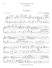 Partition 7, Élévation (F major), L’Office Catholique, Op.148, Lefébure-Wély, Louis James Alfred