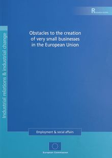 Obstacles to the creation of very small businesses in the European Union