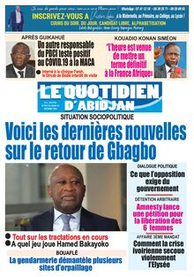 Le Quotidien d’Abidjan n°2994 - du lundi 04 janvier 2021
