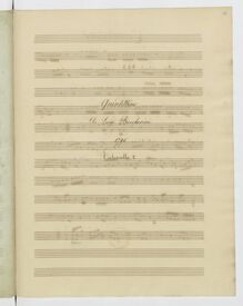 Partition violoncelle 1, 3 corde quintettes, G.352-354 (Op.43), Boccherini, Luigi