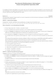 Baccalauréat Mathématiques–informatique France métropolitaine septembre