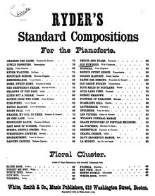 Partition complète, Old Hundredth, 100th [Psalm tune], with Variations.