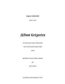 Partition 1er et 2e Modes - Nos. 1-12, Album Grégorien (Gregorian Album)
