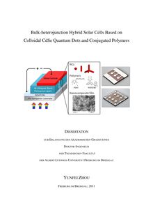 Bulk-heterojunction hybrid solar cells based on colloidal CdSe quantum dots and conjugated polymers [Elektronische Ressource] / Yunfei Zhou