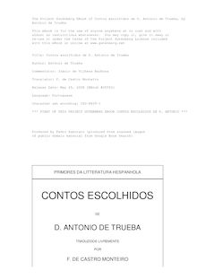 Contos escolhidos de D. Antonio de Trueba