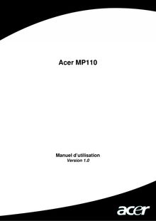 Notice Stockage Acer  MP110