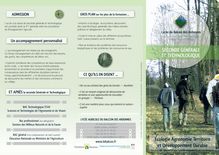 SECONDE GÉNÉRALE ET TECHNOLOGIQUE Écologie Agronomie Territoire et ...