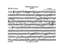 Partition Cornet 1 (B♭), Graf Zeppelin, The Conqueror, Teike, Carl