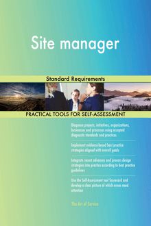 Site manager Standard Requirements