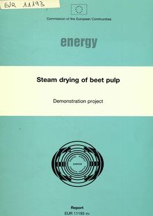 Steam drying of beet pulp