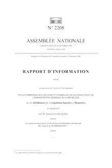 Version PDF - N° 2208 ASSEMBLÉE NATIONALE