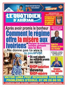 Le Quotidien d’Abidjan n°4052 - du vendredi 05 novembre 2021