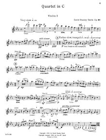Partition parties complètes, corde quatuor en C minor, Op.46, String Quartet No.3?4?