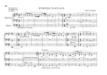 Partition complète, Evening Fantasie, A major, Thomas, Otto