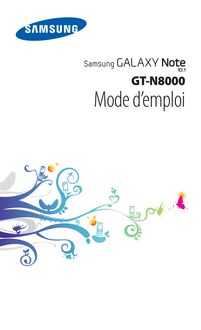 Mode d emploi - Samsung galaxy note GT-N8000