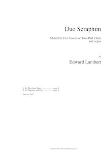 Partition complète, Duo Seraphim, Lambert, Edward