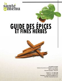 Guide des épices et fines herbes - ET FINES HERBES