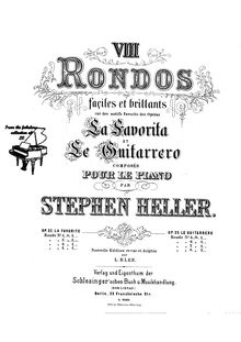 Partition No.2, 4 Rondos Brillants, Op.22, 4 Rondos Brillants sur la Favorite de Donizetti