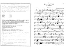 Partition parties complètes, corde quatuor No.4, Op.38, G minor