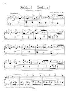 Partition complète, 6 Little pièces, Op.11, Nielsen, Carl