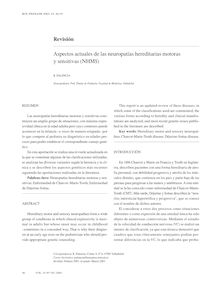 Aspectos actuales de las neuropatías hereditarias motoras y sensitivas (NHMS)