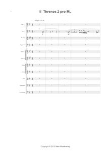 Partition , Threnos 2 pro M L, Sinfonia Semplice, Sinfonia Semplice