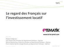 Le regard des Français sur l’investissement locatif
