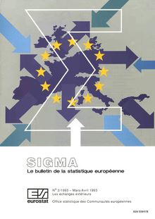 SIGMA Le bulletin de la statistique européenne. N° 2/1993 - Mars/Avril 1993