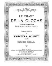 Partition Cover, Contents, Note pour l Execution, Prologue, Le chant de la cloche, Op. 18