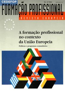 A Formação Profissional no Contexto da União Europeia