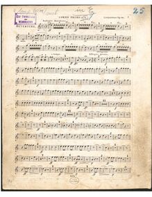 Partition cor 1 en E, Overture to Goethe s Faust, Op.80, Ouverture de la Tragédie : Faust de Goethe à grand Orchestre.